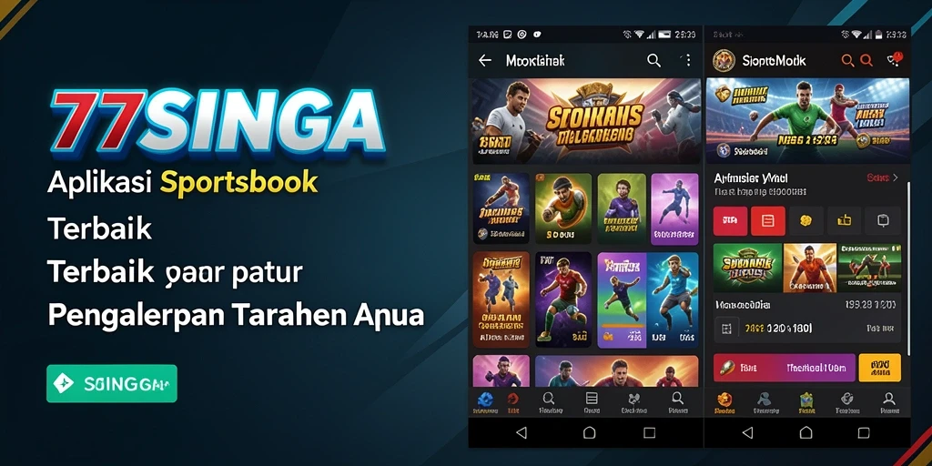 Tampilan gameplay seru dengan berbagai pilihan taruhan olahraga.