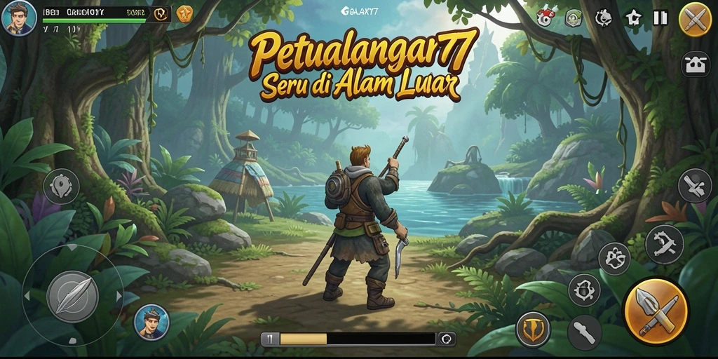 Tampilan seru dari gameplay GALAXY77 yang penuh aksi.