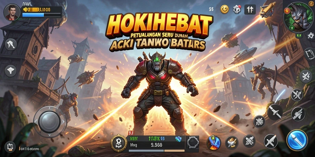 Screenshot menampilkan aksi seru dari gameplay HOKIHEBAT.