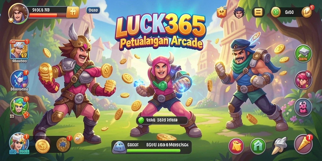 Tangkapan layar LUCK365 menampilkan gameplay arcade yang seru dan penuh aksi.