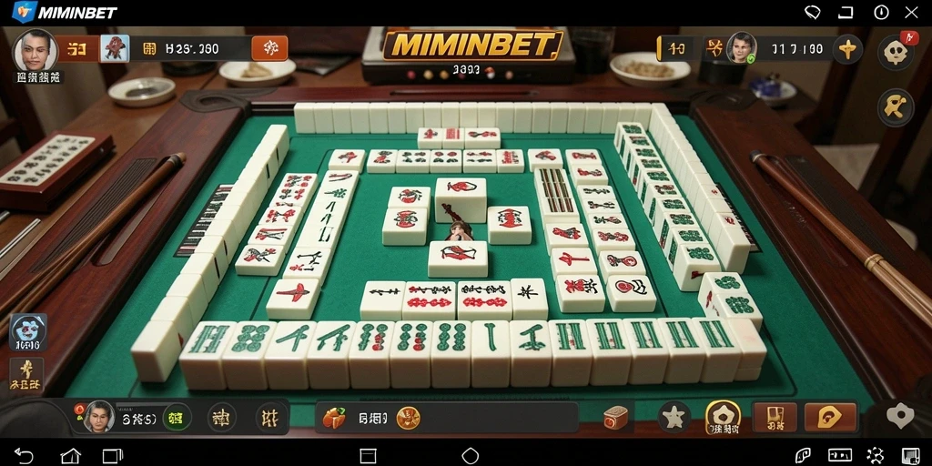 Gambaran gameplay seru MIMINBET dalam permainan Mahjong.
