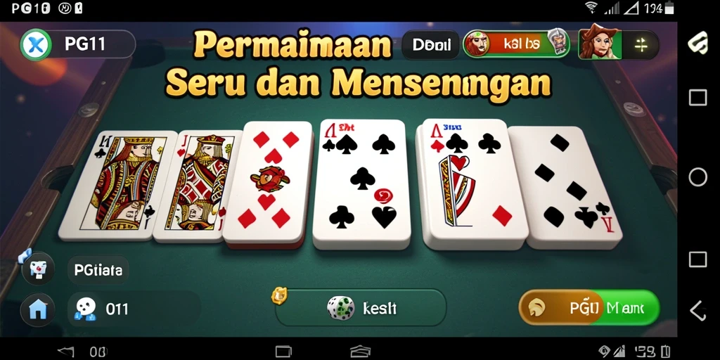 Tampilan seru gameplay Domino di PG11 dengan grafik menawan.