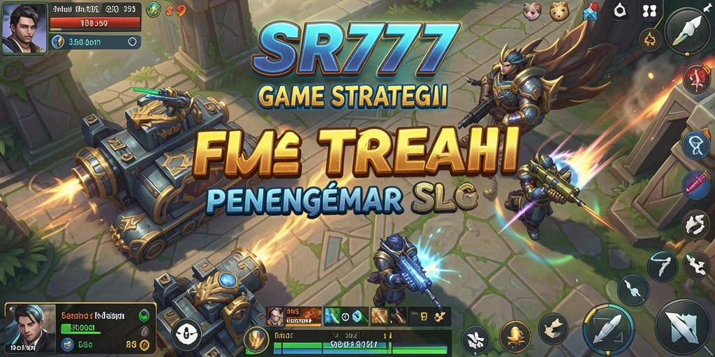 Tangkapan layar gameplay SR777 yang menampilkan pertempuran strategi mendebarkan.