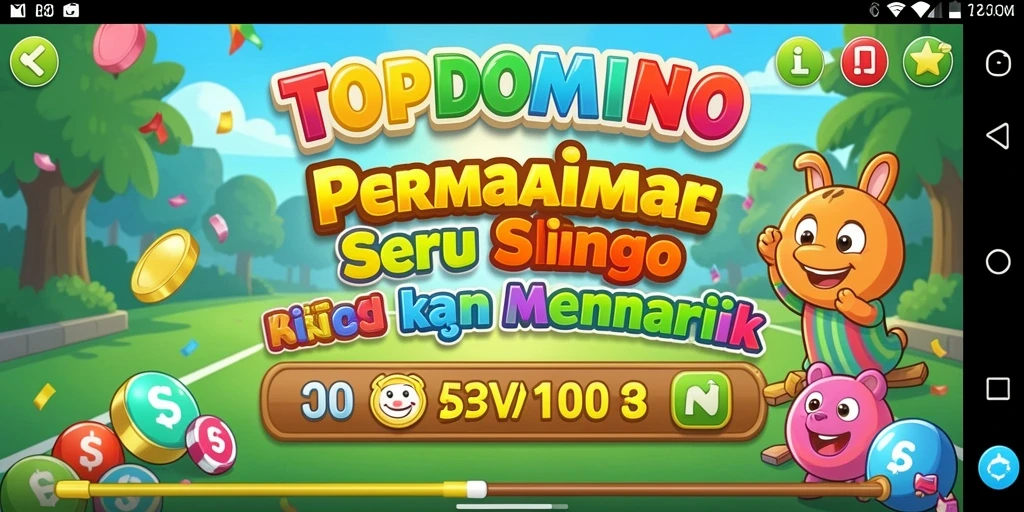 Tampilan gameplay Bingo yang menarik di aplikasi TOPDOMINO.